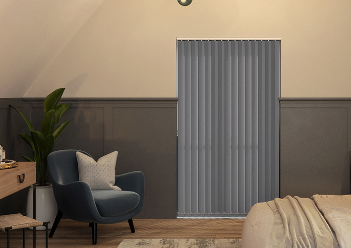 Andromeda, Dusky Grey - Vertical Blind - Image 6